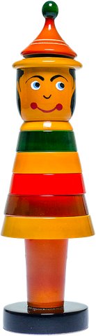 Ettikopokka Joker Couting Dolls - Lacquerware Toy