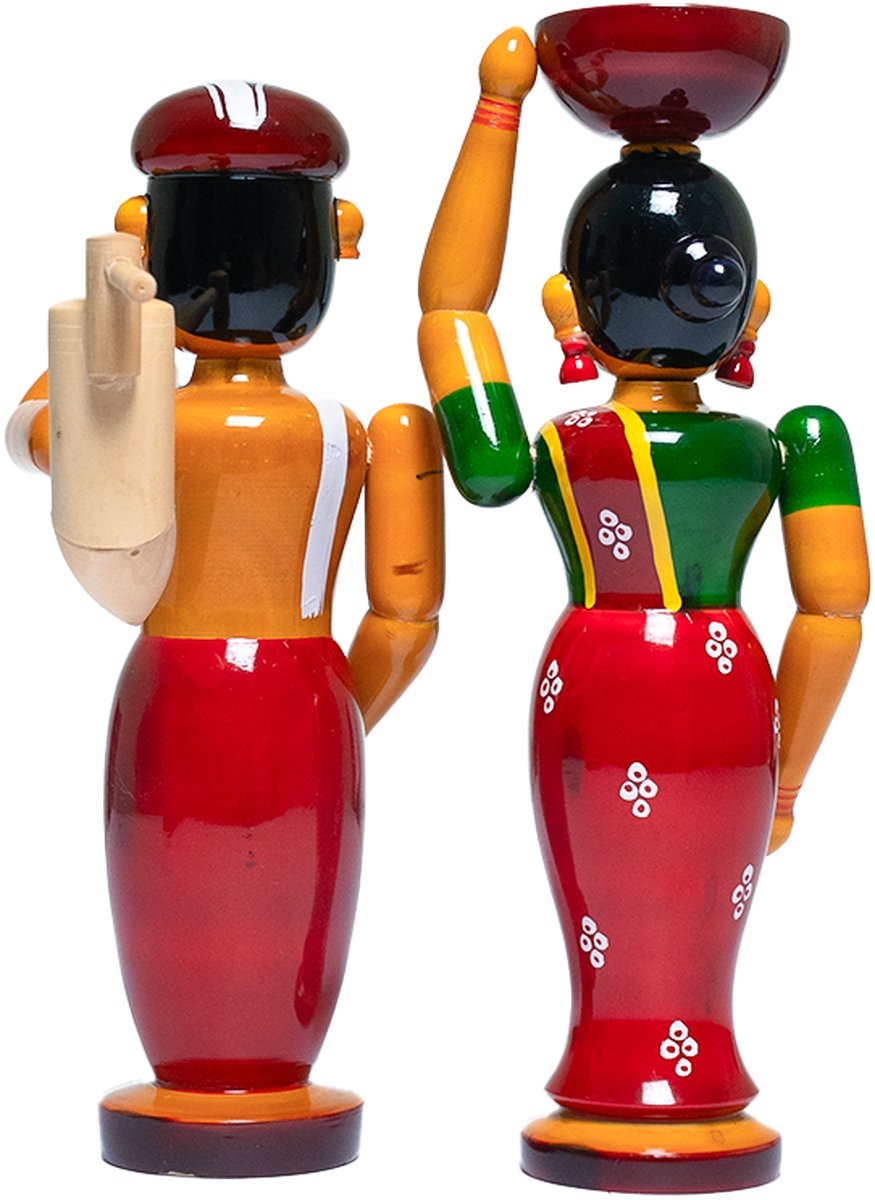 Etikoppaka Farmer Set - Lacquerware Toy - View 4