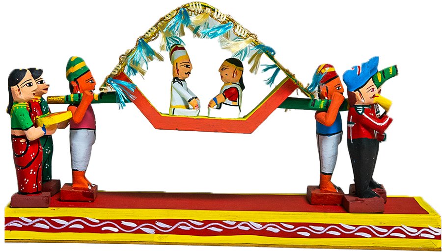 Kondapalli Meena Pallaki - Handcrafted Wooden Toy - View 1