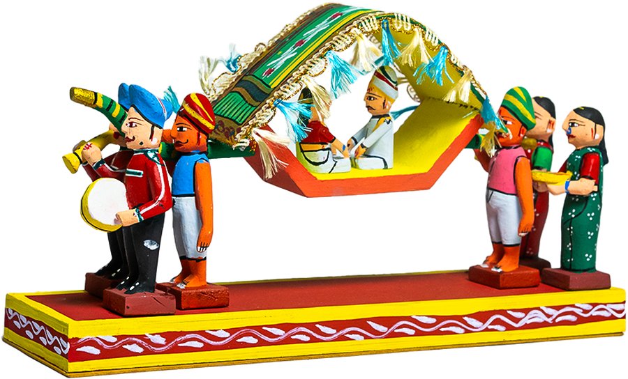 Kondapalli Meena Pallaki - Handcrafted Wooden Toy - View 2