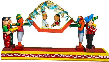 Kondapalli Meena Pallaki - Handcrafted Wooden Toy