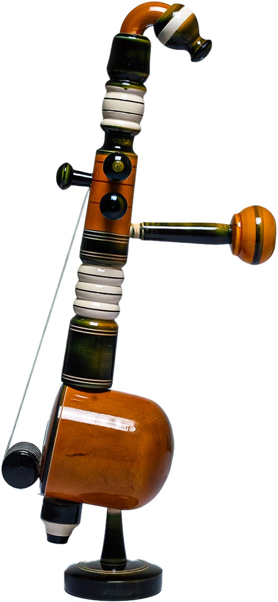 Ettikopokka Veena - Lacquerware Toy - View 3