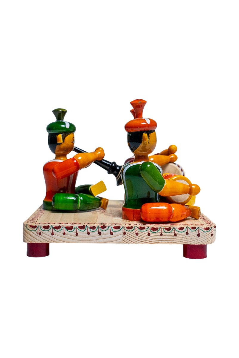 Ettikoppaka sannai set 3 dolls - View 3