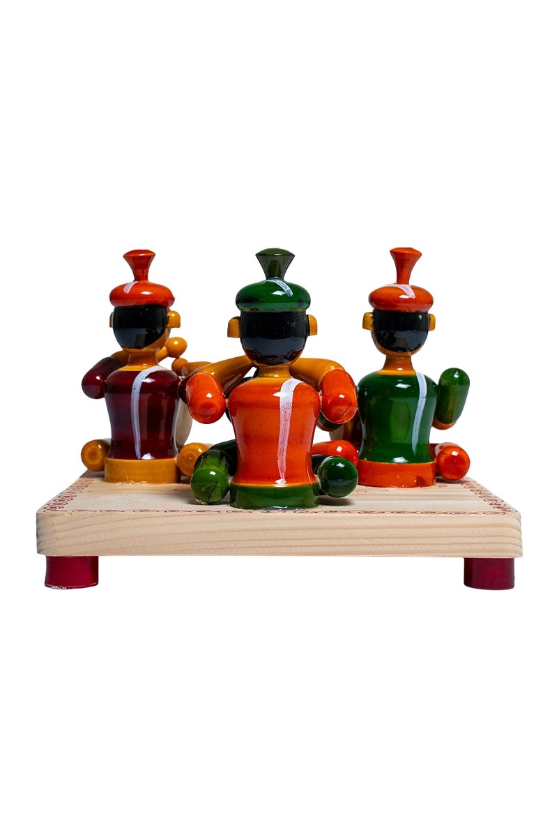 Ettikoppaka sannai set 3 dolls - View 4