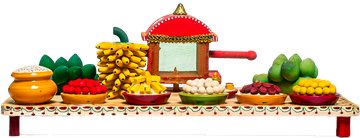 Ettikoppaka Sari Set - Lacquerware Toy