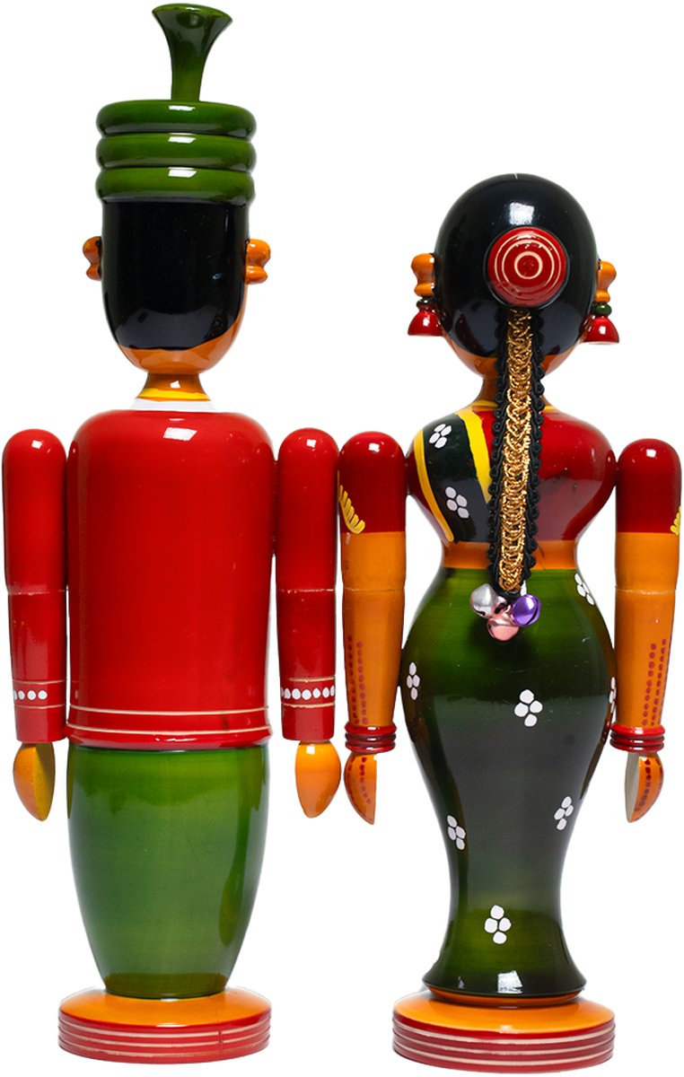 Etikoppaka Bridal Set Big - Lacquerware Toy - View 3