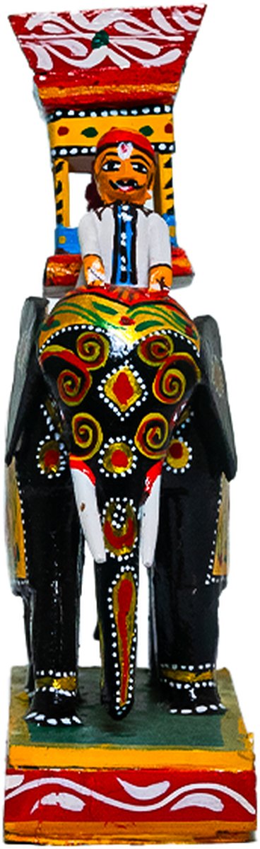 Kondapalli Ambari Elephant 8 Inch - Handcrafted Wooden Toy - View 2