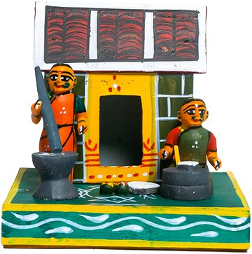 Kondapalli Tiragali Set - Handcrafted Wooden Toy