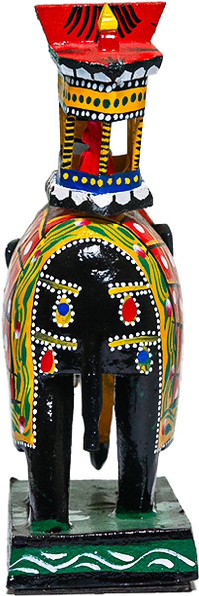 Kondapalli Ambari Elephant 10 Inch - Handcrafted Wooden Toy - View 2