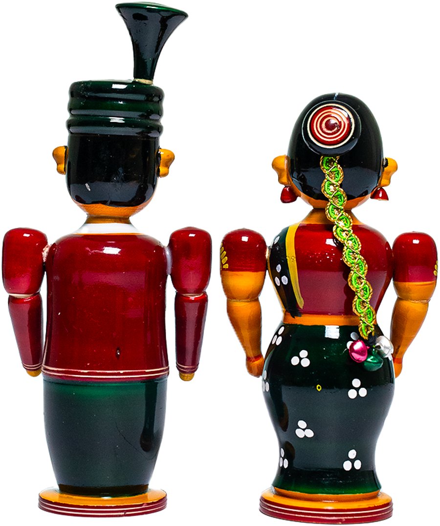 Etikoppaka Bridal Set Medium - Lacquerware Toy - View 2