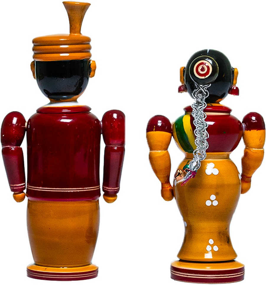 Etikoppaka Bridal Set Small - Lacquerware Toy - View 3