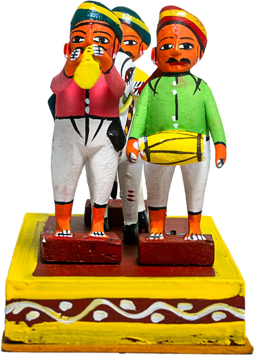 Kondapalli Gangireddu Set - Handcrafted Wooden Toy - View 2