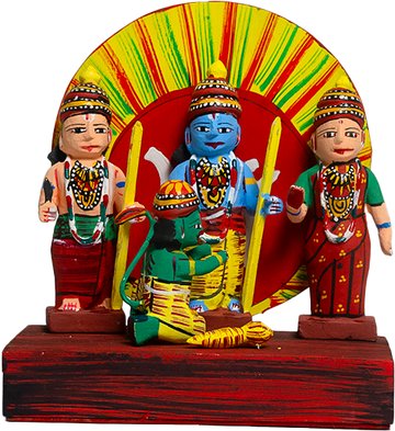 Kondapalli Rama Set - Handcrafted Wooden Toy
