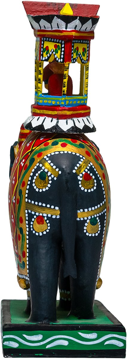 Kondapalli Ambari Elephant 12 Inch - Handcrafted Wooden Toy - View 2