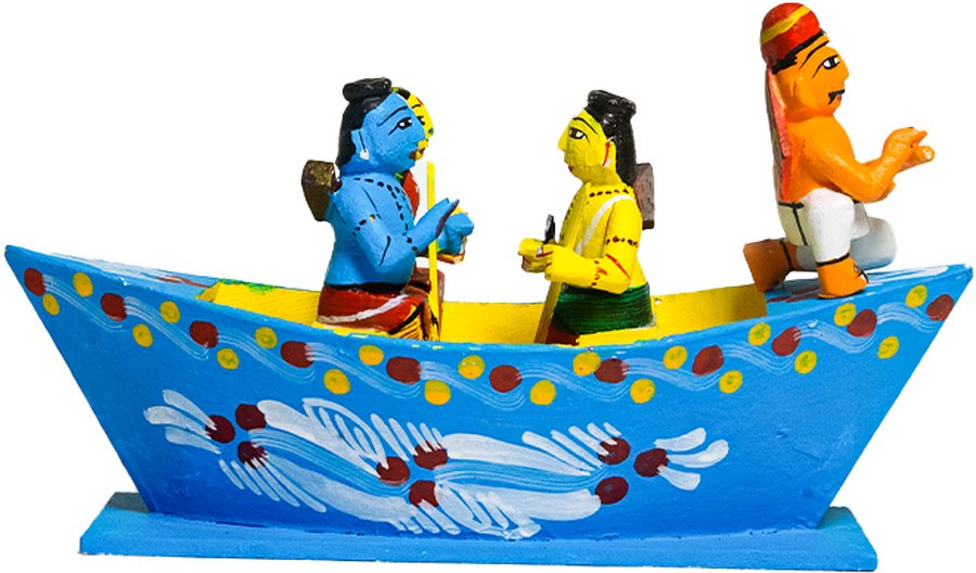 Kondapalli Rama Boat - Handcrafted Wooden Toy - View 3
