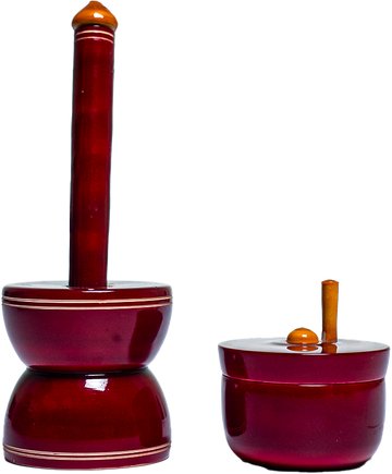 Ettikopokka Rollu Rokali - Lacquerware Toy