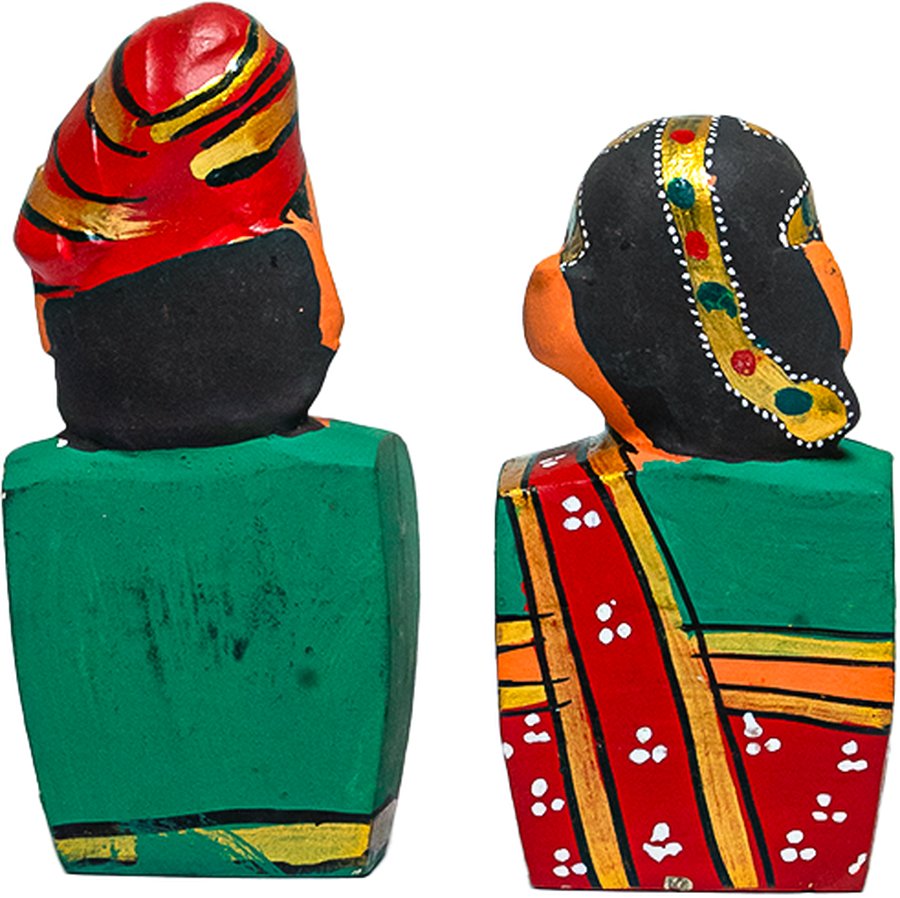 Kondapalli Raju Rani Pair - Handcrafted Wooden Toy - View 3